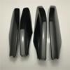 4PCS Black Roof Rail Rack End Molding Cover Cap Shell For Lexus GX470 2003-2009