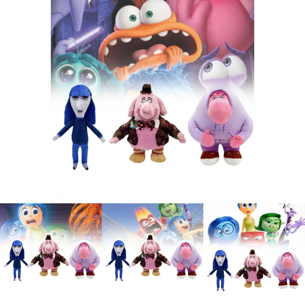 Adorable Inside Out 2 Plush Toy Collection Featuring Joy Sadness Anger Disgust And Fear