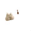 Hugging Pear Book Stand Ceramic Bookend Fine Workmanship Animal Figurine Statue Decorative Party