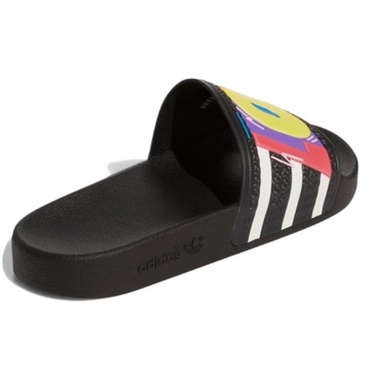 Adidas Kris Andrew Small x Adilette Slide Pride Unisex Sneakers Black Core-Black Cloud-White GX6389