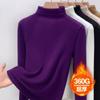 Semi-turtleneck German Velvet Bottoming Shirt with Women's Autumn and Winter Velvet Thickened New Abraded Slim-fit Top