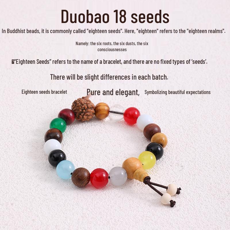 Hangzhou Lingyin Eighteen Seed Bodhi Bracelet for Blessing and Safety
