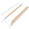 8Pcs Pottery Clay Tool Set Pottery Ceramics Molding Tools Wood Sponge Tool
