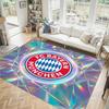 Bayern Munich Design Crystal Velvet Carpet Cozy Non?Slip Printed Rug For Bedroom Living Room Entrance