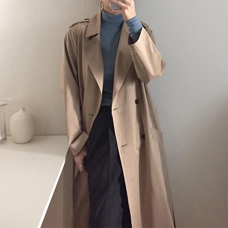 Women's Slim Fit High Collar Long-Sleeve Solid Color T-Shirt - Early Spring Korean Style