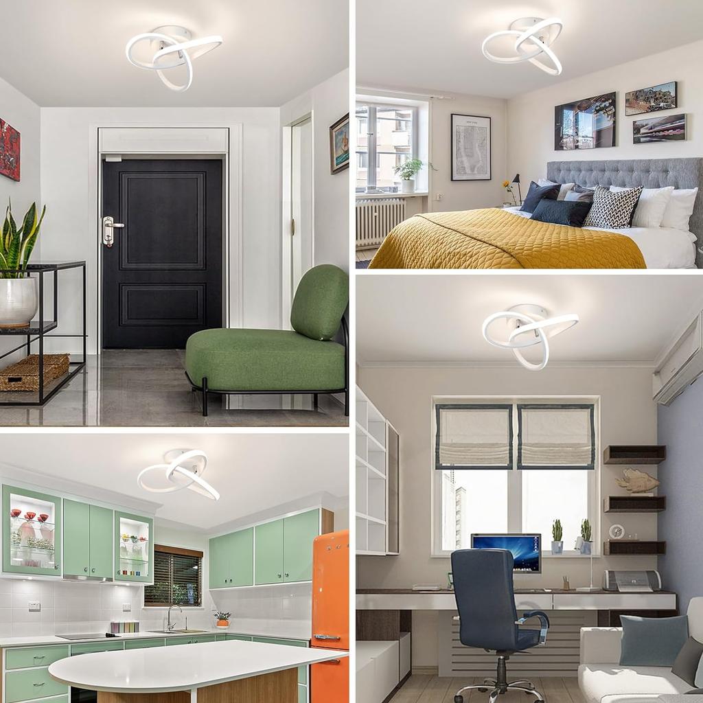 Moderné LED stropné svietidlá do chodby Nordic 3 farby LED povrchová montáž AC 220V pre spálňu obývaciu izbu svetlo do chodby balkónové svetlo