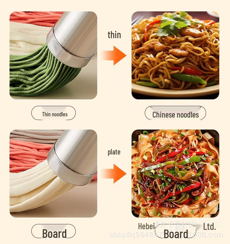 Wireless Handheld Electric Noodle Maker - Portable and Rechargeable for Household Use