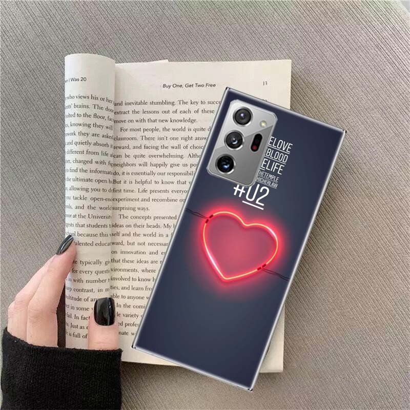 Band U2 Phone Case For Samsung Galaxy S25 Edge S24 S23 FE S22 S26 Ultra S21 S20 S10 Plus Capa Soft