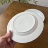 Pure White Ceramic Hotel Pasta Plates - Elegant Last Batch Collection