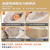 Light beige space boots export new moon shoes women's low-top thick-soled warm fluffy snow boots
