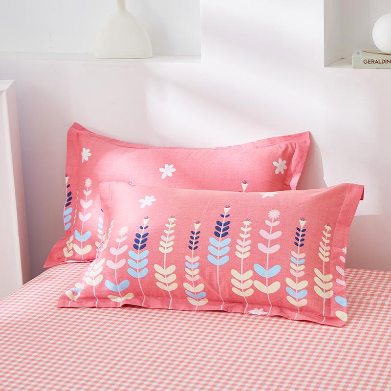 Cotton Printed Cartoon Pillowcase 2 Pieces Comfortable and Soft 48x74cm Pillow Cases
