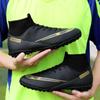 Men's and Women's Non-Slip Outdoor Soccer Cleats with Long Spikes for Turf Training