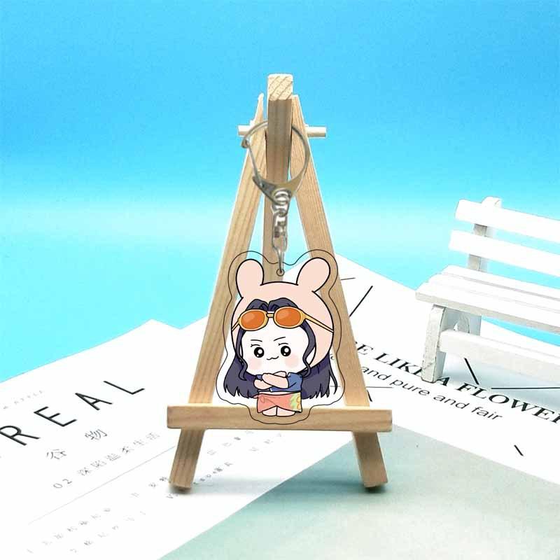 One Piece Luffy, Chopper, Law, Zoro, Ace, Sanji, Sabo Acrylic Keychain