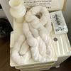 Sciarpa in Pelliccia di Coniglio Rex di Alta Qualità Invernale Scaldamani e Sciarpa Combinati per Donna Calda Traspirante Moda Prodotto di Fascia Alta