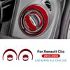 MGRT1 Fibra di Carbonio Modificata Per Renault Clio 4 2013-2018 Auto Presa d'Aria Condizionata Adesivo Rivestimento Copertura Accessori Interni Auto
