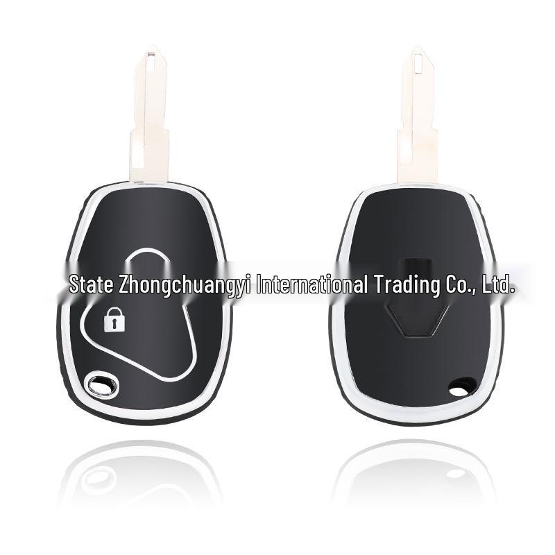 Silver Edge TPU Protective Shell for Dongfeng Renault Keys: Koleos, Talisman, Kolebin