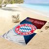 Custom Name Bayern Munich Print Beach Towel, Large Soft Quick Dry Towel for Beach Camping Swimming