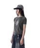 AAKAM Cracked Sun Ringer Top (Dark Gray)