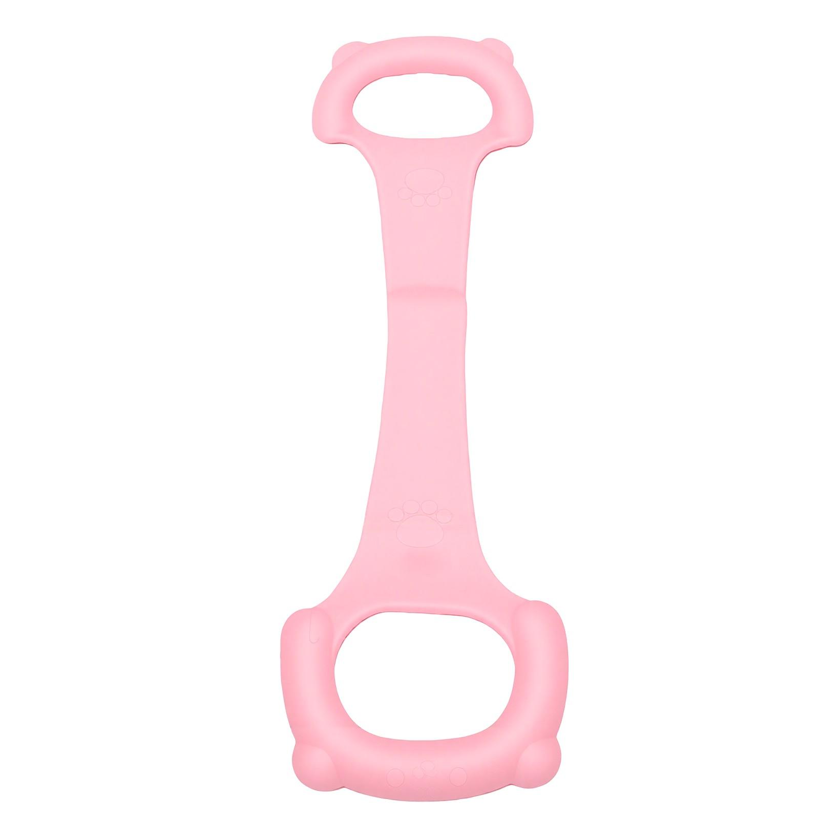 25 Lb Figure 8 Resistance Band High Elasticity Portable Silicone Arm Resistance Band for Home Gym Pink