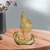 Ceramic Artwork Figurine Birthday Present Decoration Iron Sculpture for Living Room Centerpieces