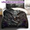 Metal reliefs Pattern Bedding Quilt Set Quilt Cover Pillowcase Home Decoration Birthday Gift (1 * duvet cover + 2 * pillowcase, without core)
