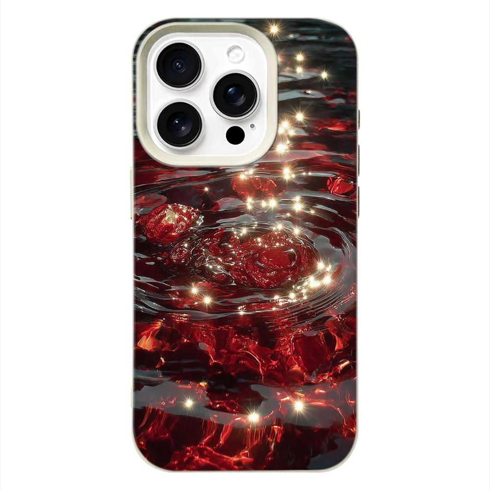 

Fresh Lime Soda Sparkling Red Rose Phone Case For Iphone 17 Air 16 16e 15 14 13 12 11 Pro Max Summer Aesthetic Shockproof Cover iphone 17 ProMax