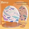 Unisex Silicone Waterproof Swimming Cap for Long Hair