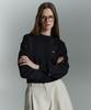 OIOI COLLECTION Volume Sleeve Sweatshirt [Black]