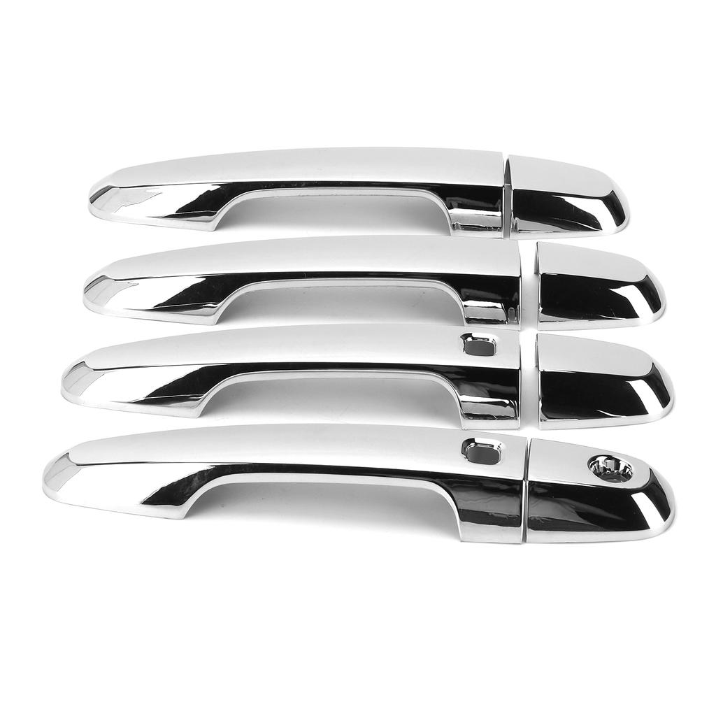 8PCS Set Car Exterior Door Handle Trim Replacement for Mitsubishi Pajero Montero Shogun Sport 2019‑2021Chrome