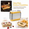 30pcs Food Grade Aluminum Foil Aluminum Foil Pans Air Fryer Liners  Party Meal Prep