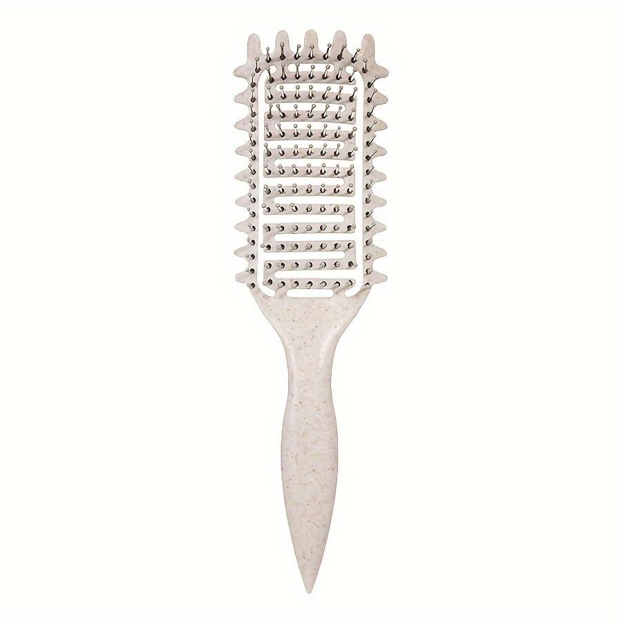 Антистатическая расческа для кудрявых волос с массажными узлами - Мягкое распутывание и массаж кожи головы для длинных волос, эргономичная ручка, 6 цветов - Для дома и путешествий