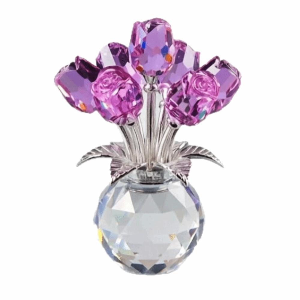 Eternal Bloom Crystal Rose Bouquet Simulated Flowers Eternal Rose Decoration Mother's Day