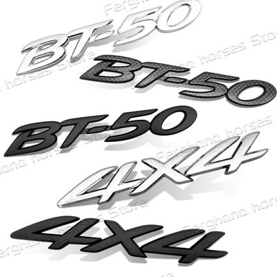 Emblema Logo 3D in Plastica ABS BT50 BT-50 4x4 Adesivo Badge Posteriore Bagagliaio Auto Decorazione Laterale Parafango Per Accessori Auto