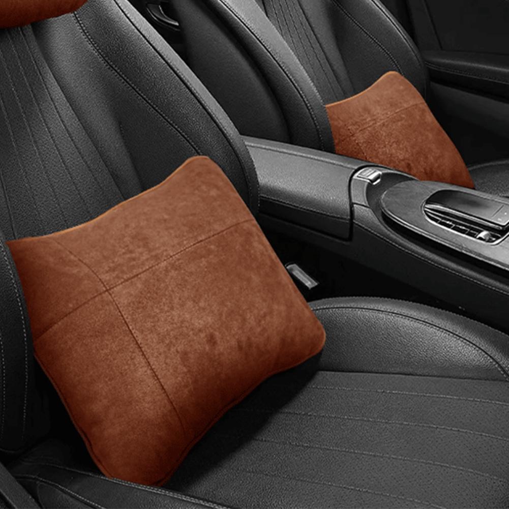1pcs Headrest Pillow 36*29*7.5cm Black Coffee Color Gray