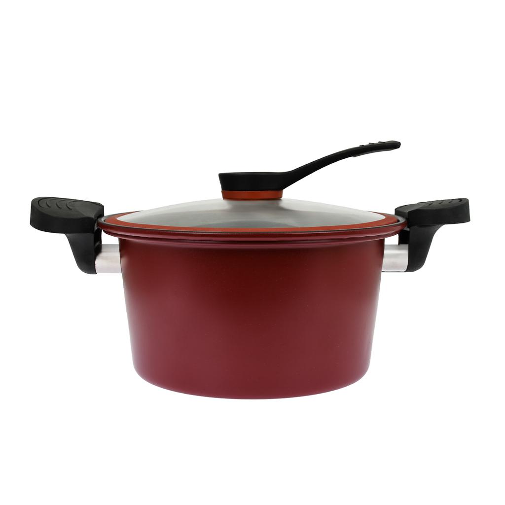 Non-stick mikrotrykkkoker, suppe- og kjøttgryte, riskoker, gasskomfyr, grytegryte, kokekar, kjøkkenutstyr, 3,5 l