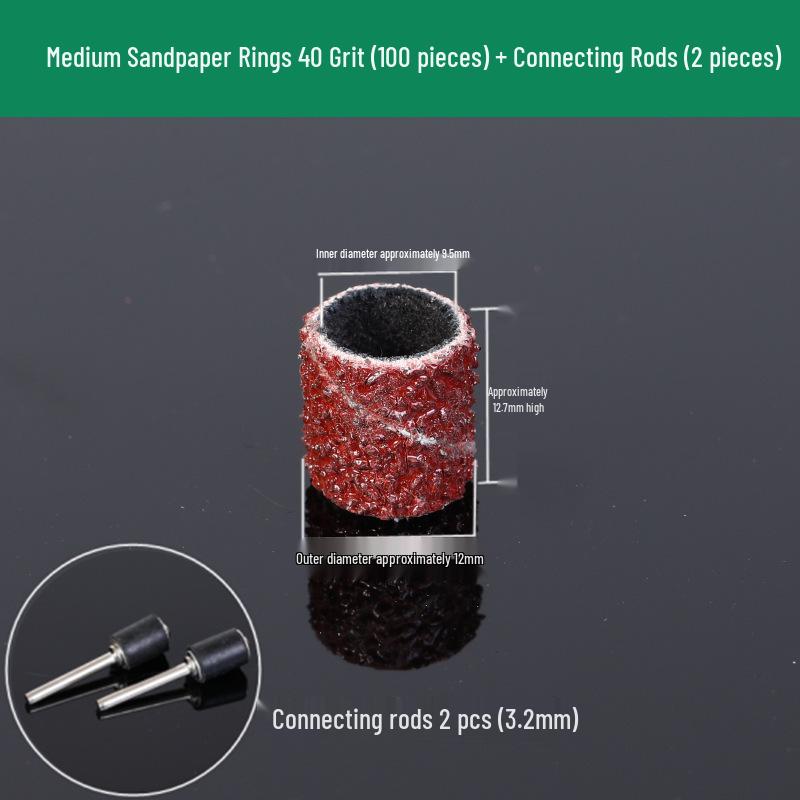 Electric Grinder Sanding Ring & Polishing Tool for Metal, Wood, and Rust Removal