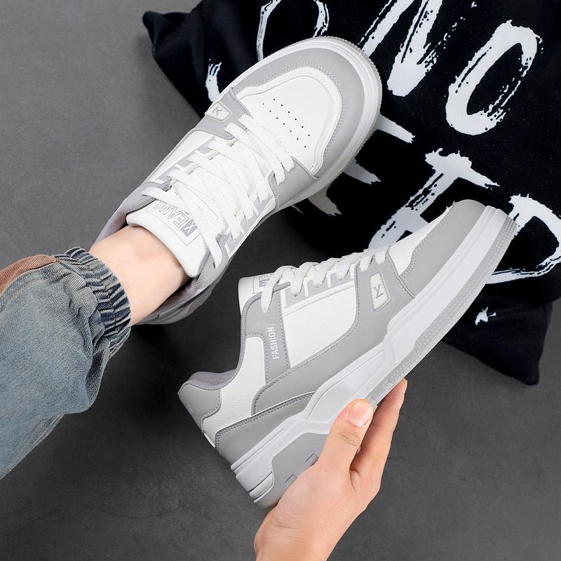 New Men's Classic Four Seasons Fashion Low Top Thick Sole Skateboarding Shoes Comfortable Soft Sole Basketball  Sneakers