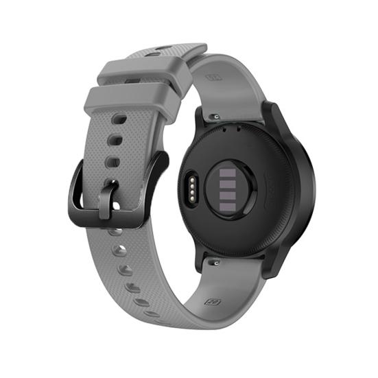 Watch Band 20mm/22mm Plaid Soft Silicone Watchband Wrist Strap Replacement for Garmin Venu SQ/Venu/Vivoactive 3 4/Forerunner 245