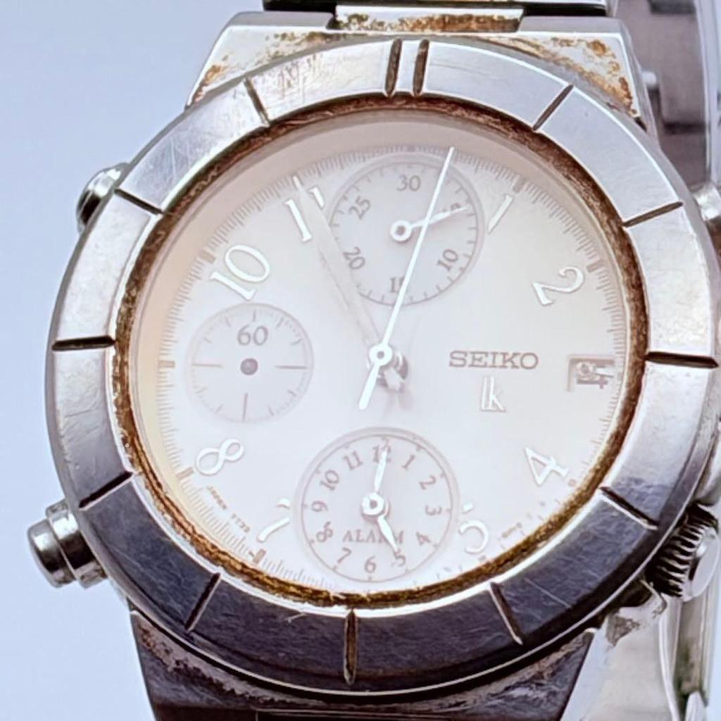 Used New battery SEIKO LUKIA watch chronograph ladies Seiko LUKIA quartz LK
