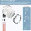 1pc Filtered Shower Head ABS High Pressure Water Saving Spray Handheld Clear Showerheads with With Filter Beads for Bathroom