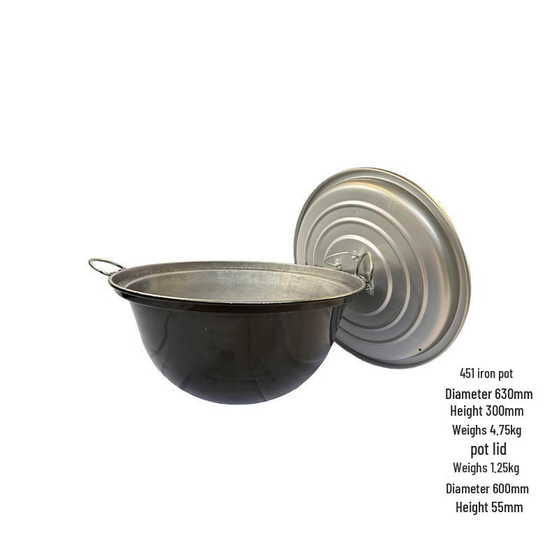 

30L Iron Xing J Pot with Lid Accessory 30L Iron Pot without Lid