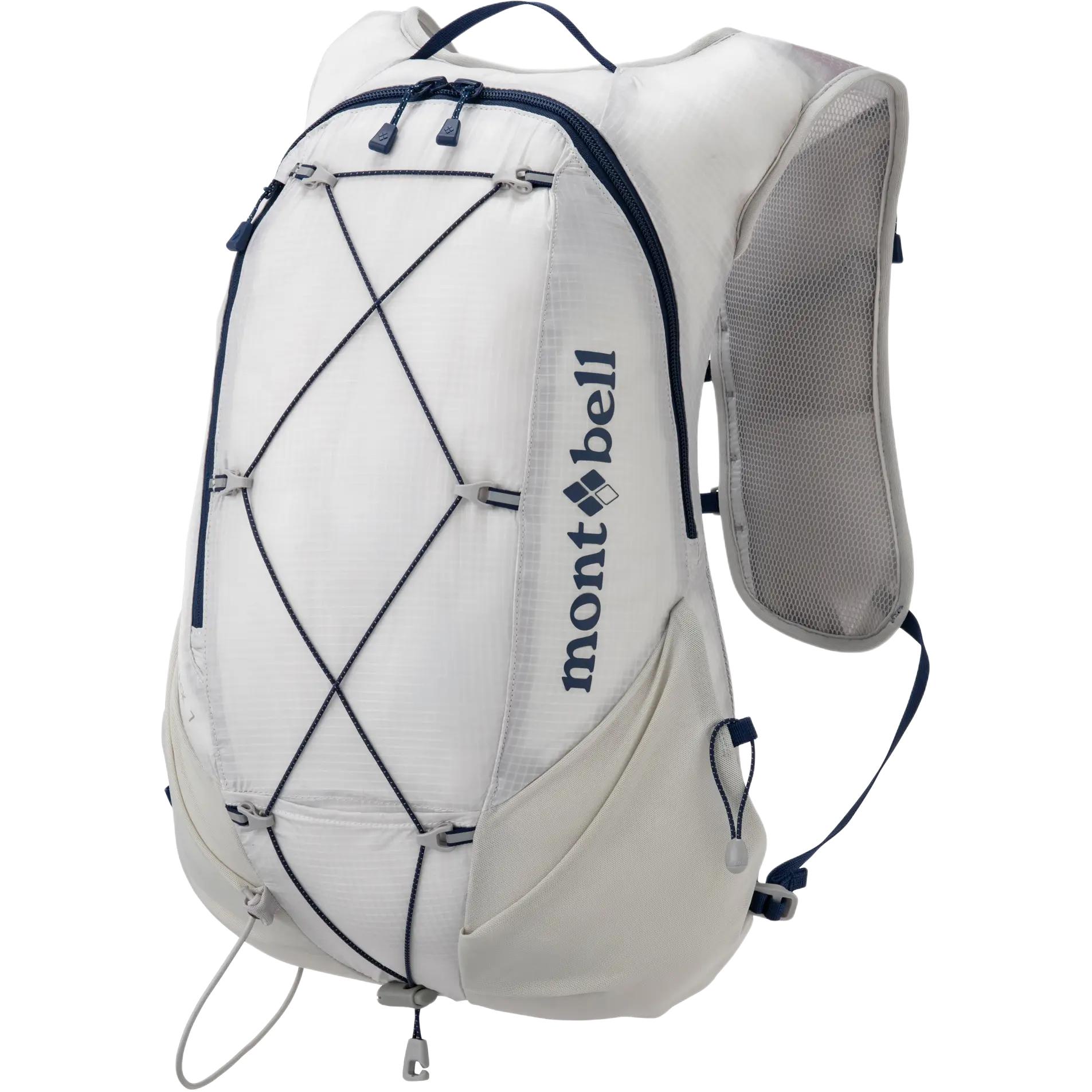 

MONTBELL 7L Cross Runner Stylish and Versatile Portable Hiking Bag Outdoor Bag Nylon Light Gray Unisex Couple Style светло-серый