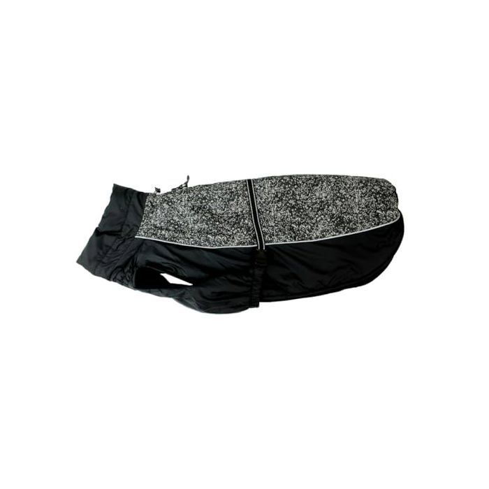 Kabát pro psa - Dog Gone Smart - Černý - 60 cm - Vícebarevný - 74x46x2,1 cm - Zimní ochrana - Pohodlný