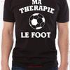 Herren Sport T-Shirt Ma le Fußballtherapie Vintage Gewaschen Leicht Unisex Atmungsaktiv Mode Stilvolles Oberteil Für Den Alltag Lässig