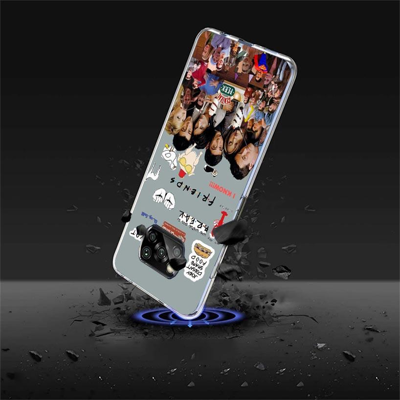 Friends Tv Show Funny Family Case Phone Cover for Xiaomi Redmi Note 10 9 9S 8 8T 7 5 Pro Mi 12T 11T 10T 9T 12 11 Lite A3 A2 Tren