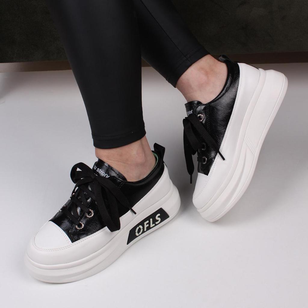 Scarpe sportive da donna Sneakers nere con suola spessa stringate Stagione  estiva 2021 acquista in modo economico — spedizione gratuita, recensioni  reali con foto — Joom