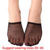 1 Pair Half Socks for Women No Show Liner Toe Top Socks Nonskid with Silicone Grip Elastic Toe Cover Invisible Socks
