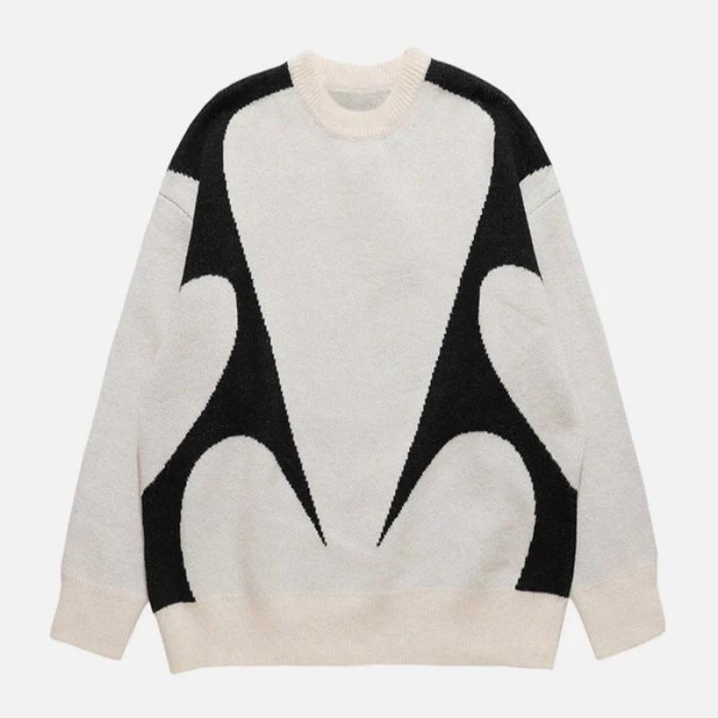 Womens Loose Knit Sweater With Round Neck Casual Chic Oversized Pullover Office Daily Wear