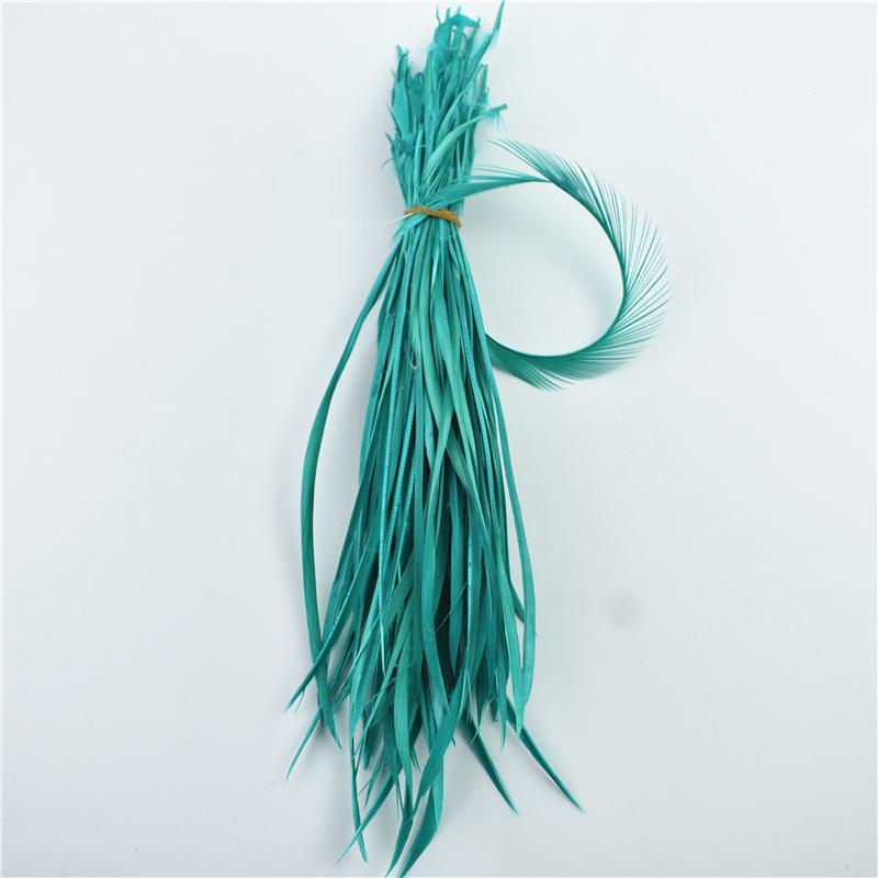 Färgade Naturliga Gåsfjädrar För Hårhantverk Fjädrar För Smyckestillverkning Flugbindningsmaterial Dekoration Karneval Drömfångare