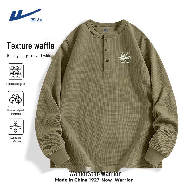 

Warrior Men s Waffle Long Sleeve T-shirt M